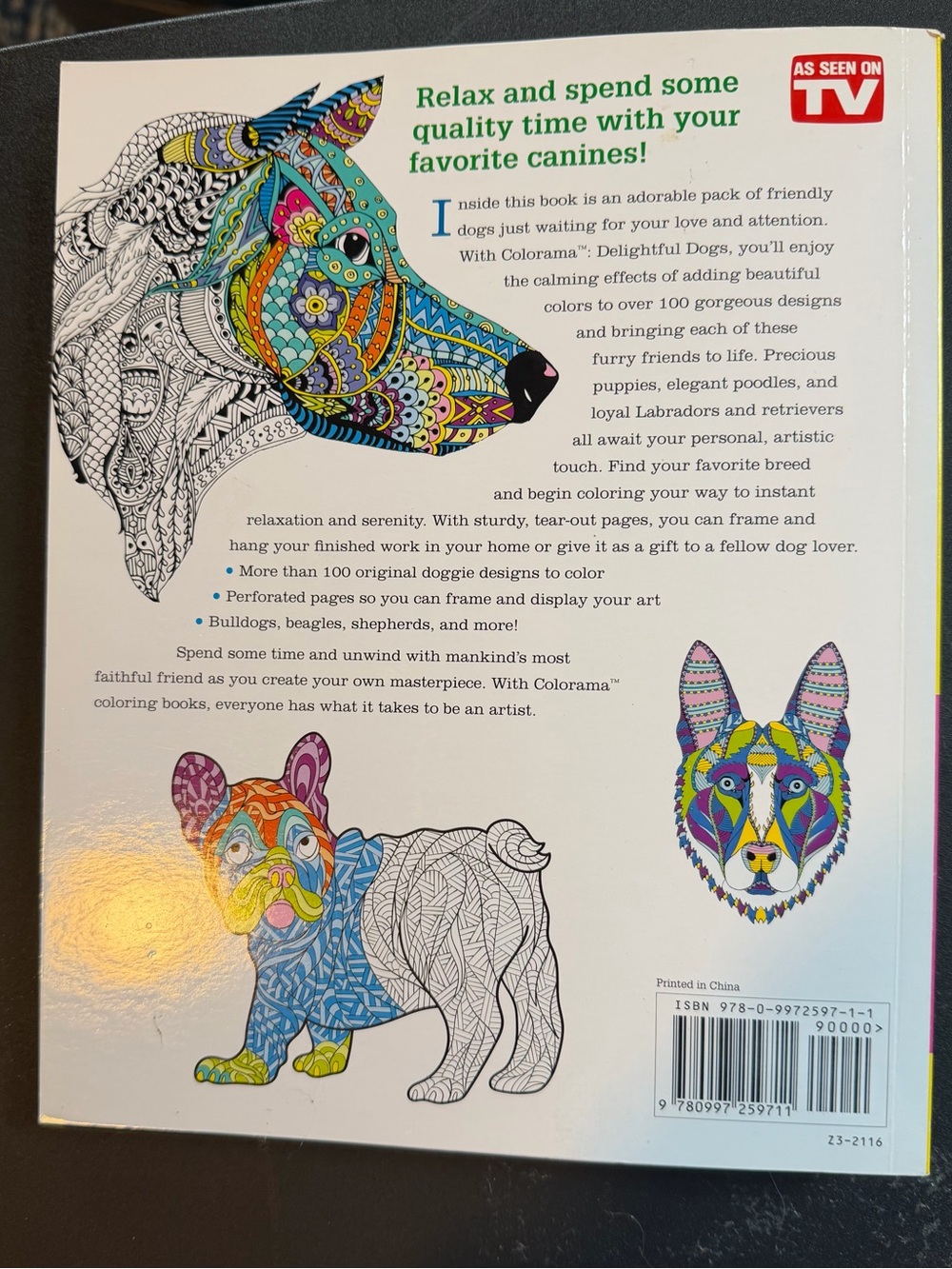 Delightful Dogs Coloring Book Set - Multicolor - Picture 6 of 10